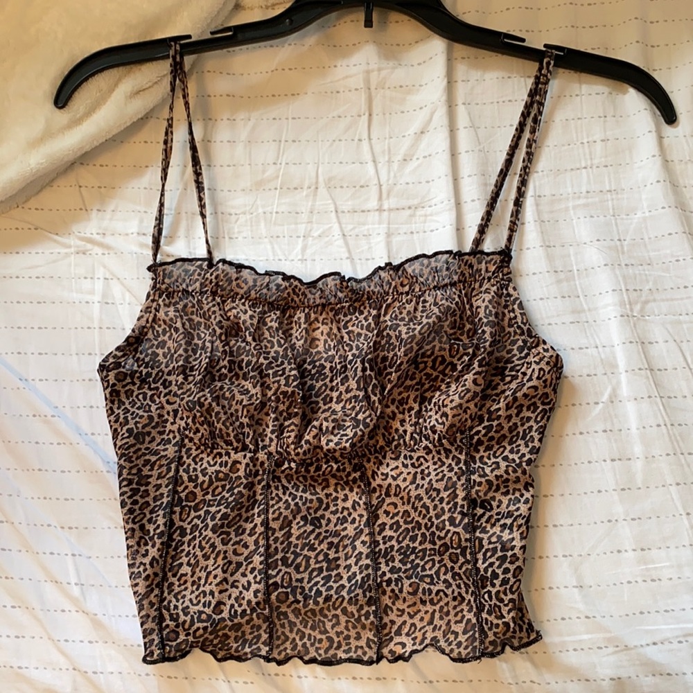 Shein cheetah print tank